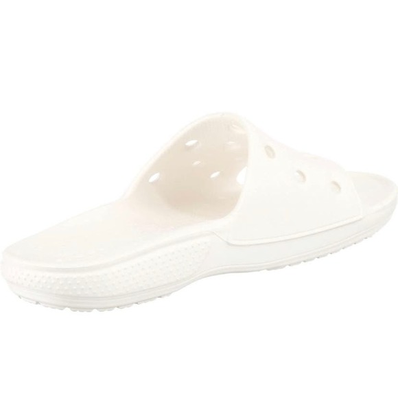 Crocs Unisex Classic Slide Sandals - White, Size 13 Men/15 Women Shoes - Picture 8 of 10